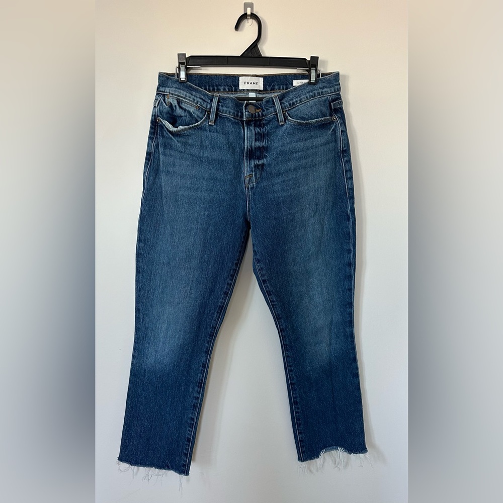 FRAME Le High Straight Jeans
